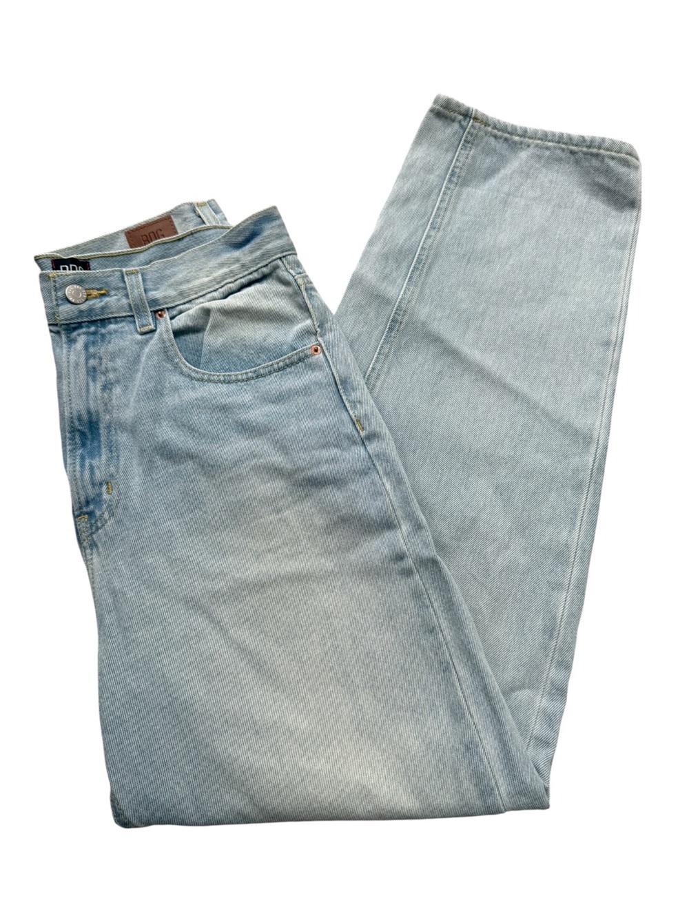 BDG Women’s Baggy Grand Dad Light Wash Jeans Size 29 Barrel High Waist